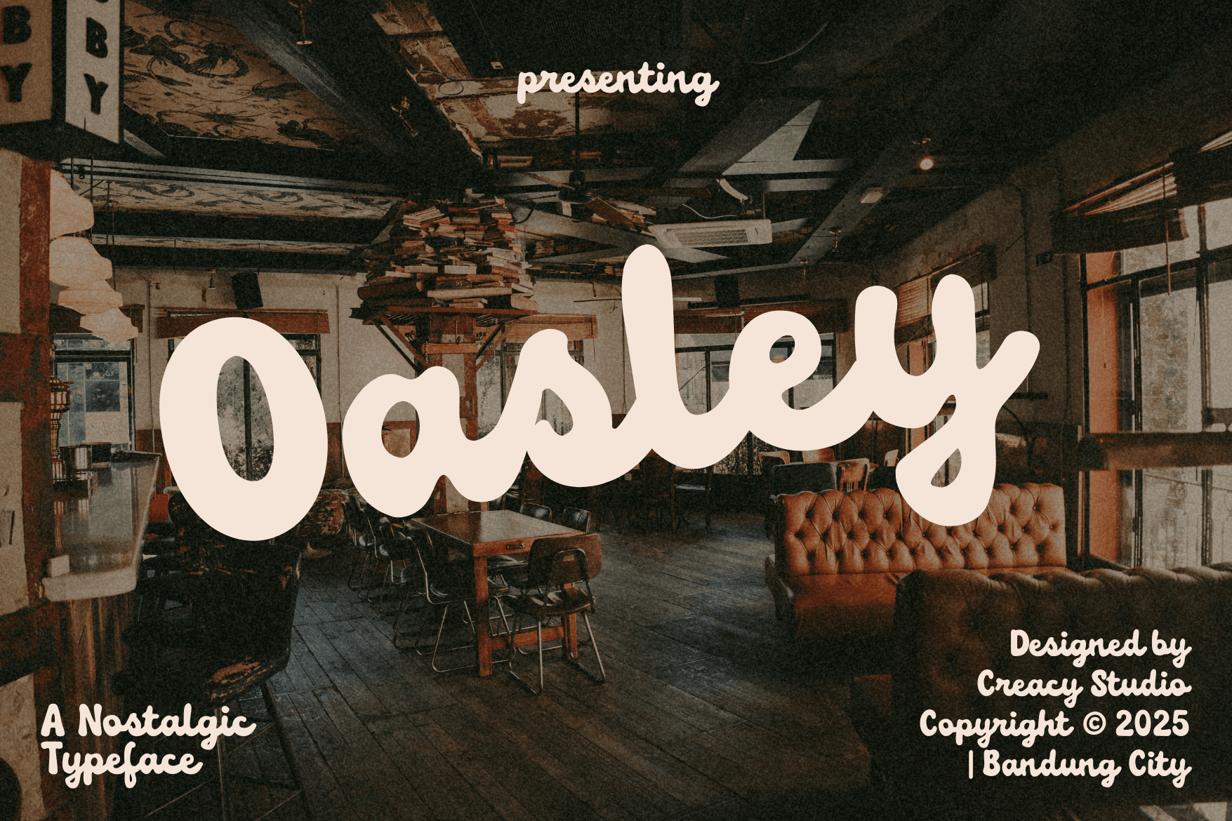 Oasley – Nostalgic Script Typeface