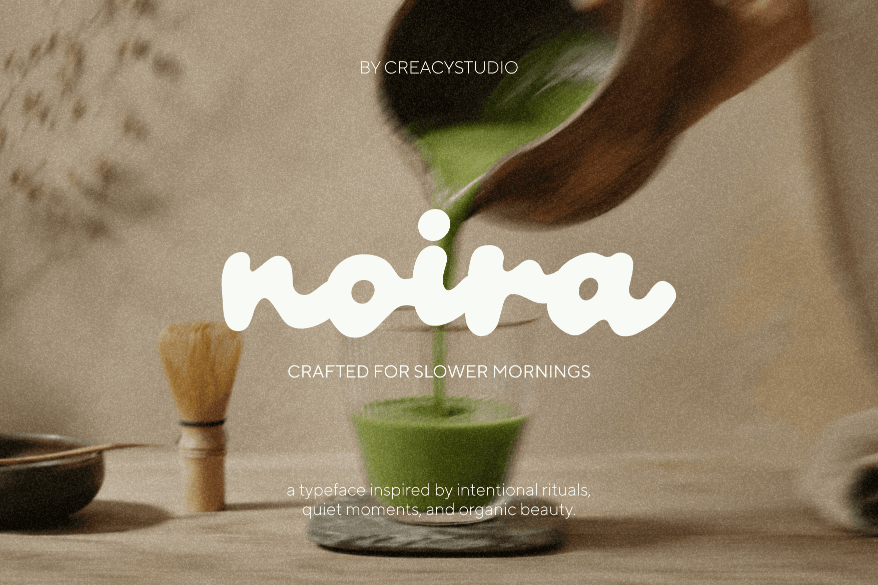 Noira Font for cozy café branding